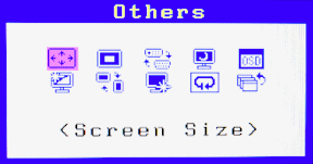 OSD podmenu "Others"