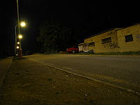 CANON PowerShot S5 IS noční scéna