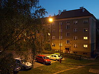 OLYMPUS E-410 noční snímek