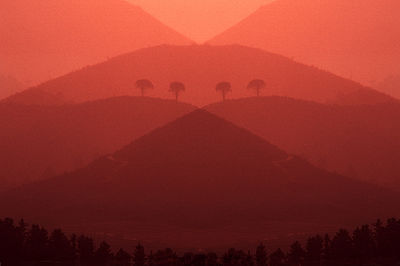 Ozvěny světla nad Jonkershoek 