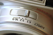 Přepínač poměru stran snímku