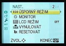 Nastavení fotoaparátu