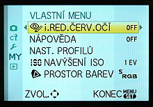 Nastavení fotoaparátu