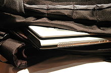 Notebook v zadní části