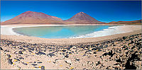 zelená voda laguny Verde