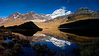laguna Yanayacu s Nevado Chopicalqui