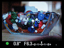 zobrazení telekonvertoru při živém náhledu zobrazení telekonvertoru při živém náhledu