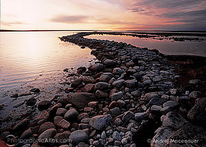 Kamenný val u ostrova Velká Muksalma, Solovecké souostroví