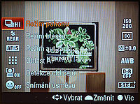 zobrazení funkcí i s detekcí obličejů a úsměvu zobrazení funkcí i s detekcí obličejů a úsměvu