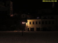 Barevný nádech při WB žárovka při ISO200