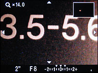 zvětšení 14x zvětšení 14x