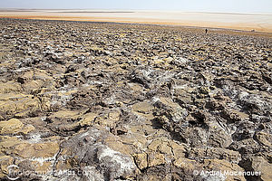 Vulkán Dallol, výstup na Black mountain