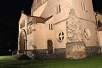 Obrázek č. 11 - Testovací noční scéna v plném rozlišení při citlivosti ISO 6400 bez redukce šumu