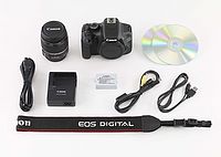 Obrázek č. 17 – Obsah balení Canon EOS 550D