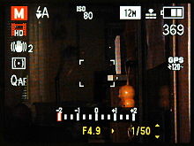 Plně manuální expozce