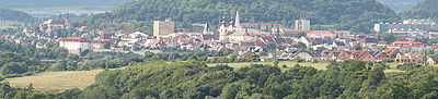 Panorama při 200 mm (300 ekv.) ohnisku