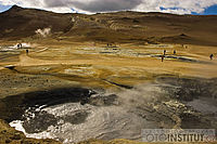 Námafjall - sirné páry | © Helena Macenauerová Námafjall - sirné páry