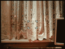 LCD v režimu snímání