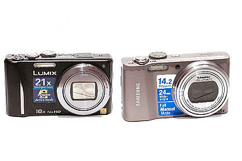 Panasonic DMC-TZ20; Samsung WB700