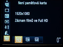 Nastavení rozlišení videa