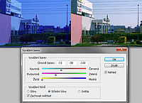 Photoshop - ruční vyvážení bílé pomocí úpravy barev Photoshop - ruční vyvážení bílé pomocí úpravy barev