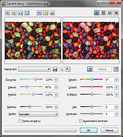 úpravy barevných kanálů - Zoner
