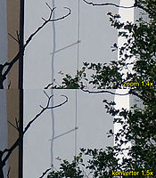 Porovnání zoomu a konvertoru