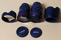 Canon EF 24-70mm f/2,8 L II USM vs. 24-70mm f/2,8 L USM (nový vlevo)