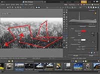 editor - vložit čáru
