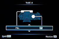 Nastavení ovládacího prstence 