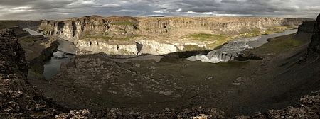 Hafragilfoss, třetí vodopád na řece Jökullsá a Fjöllum | (c) Daniš Hafragilfoss, třetí vodopád na řece Jökullsá a Fjöllum