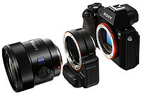 A7 s redukcí a A-objektivem