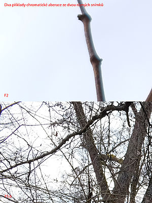 Chromatická aberace Chromatická aberace