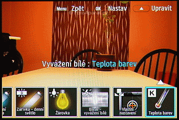 Možnosti nastavení fotoaparátu