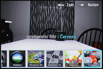 Inteligentní filtr - režim úpravy snímků Inteligentní filtr - režim úpravy snímků