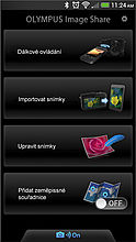 Ovládání pomocí Image Share