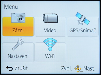 Hlavní menu